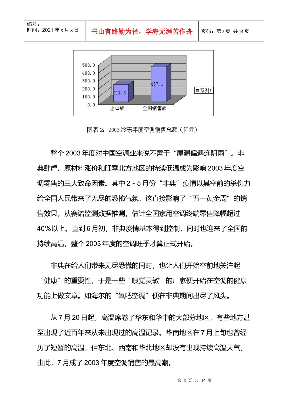 中国空调零售监测分析报告_第3页