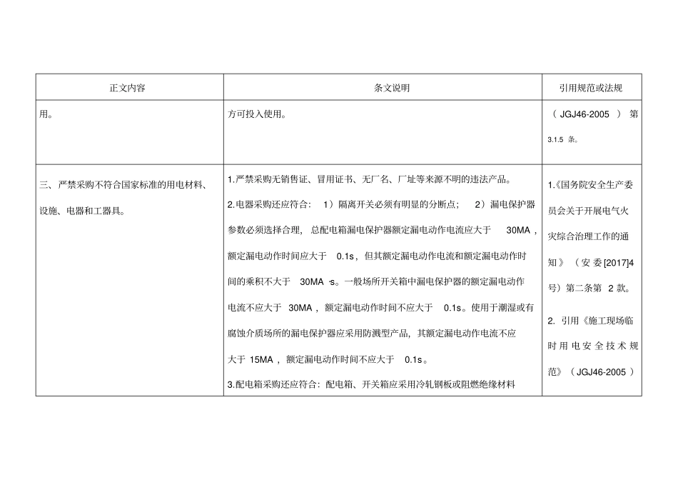 中国@@有限公司临时用电安全管理强制规定(2020年版)_第3页
