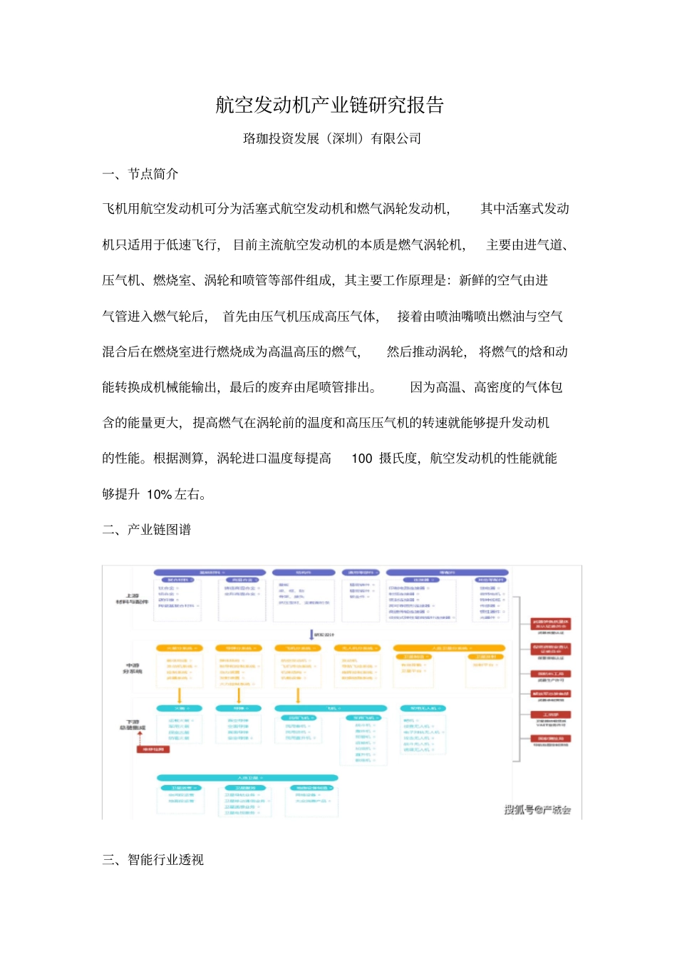 产城会-航空发动机产业链研究报告_第1页