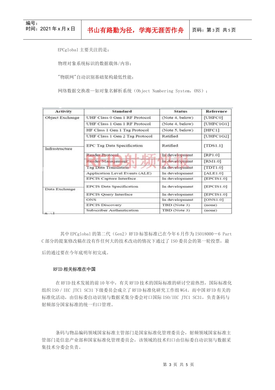 RFID相关标准总览doc-深圳市裕华兴印刷制品有限公司_第3页
