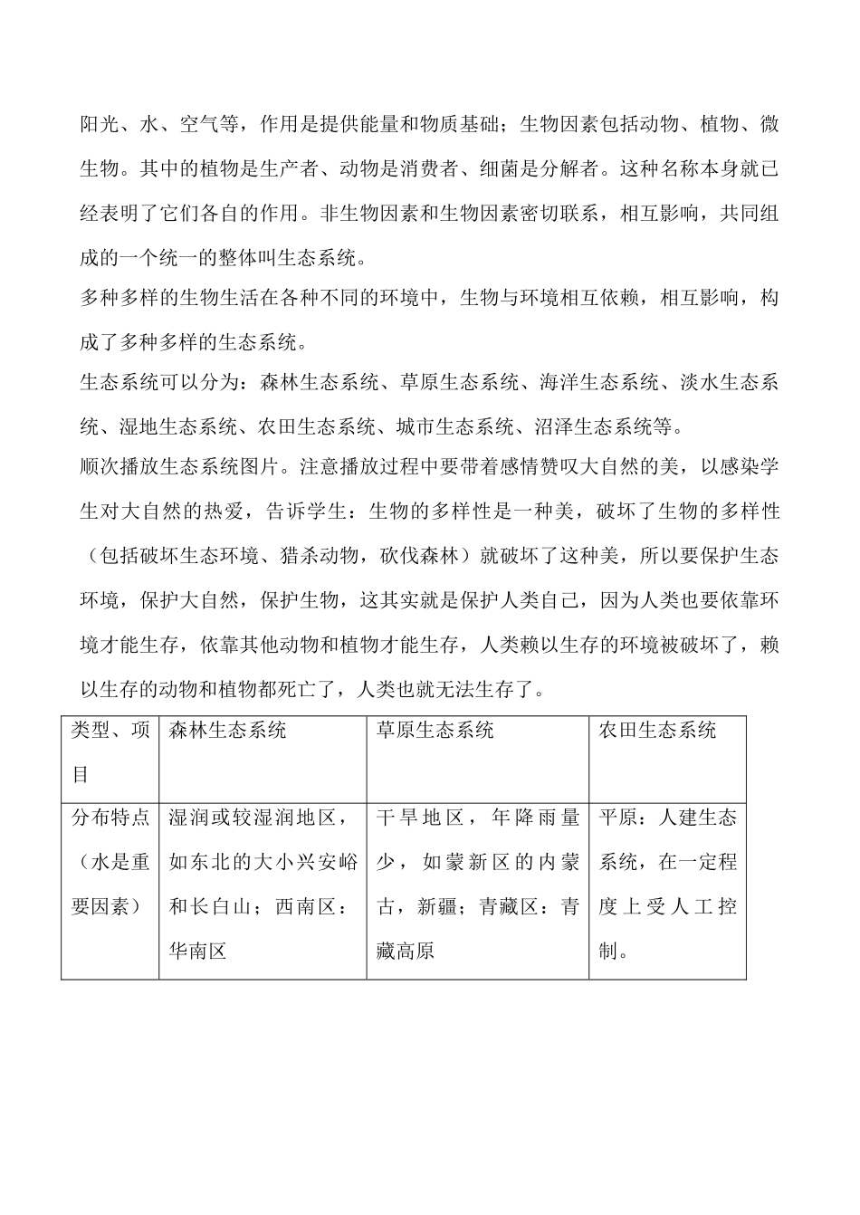 鲁教版七年级生物上册生物圈是最大的生态系统(1)_第2页