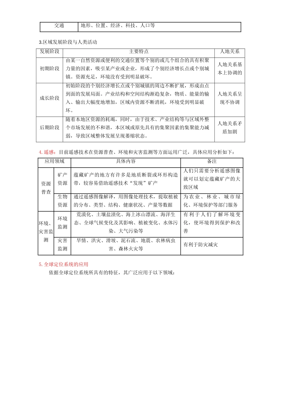 高中地理 第01章 地理环境预区域发展（结）新人教版必修3-新人教版高二必修3地理教案_第2页
