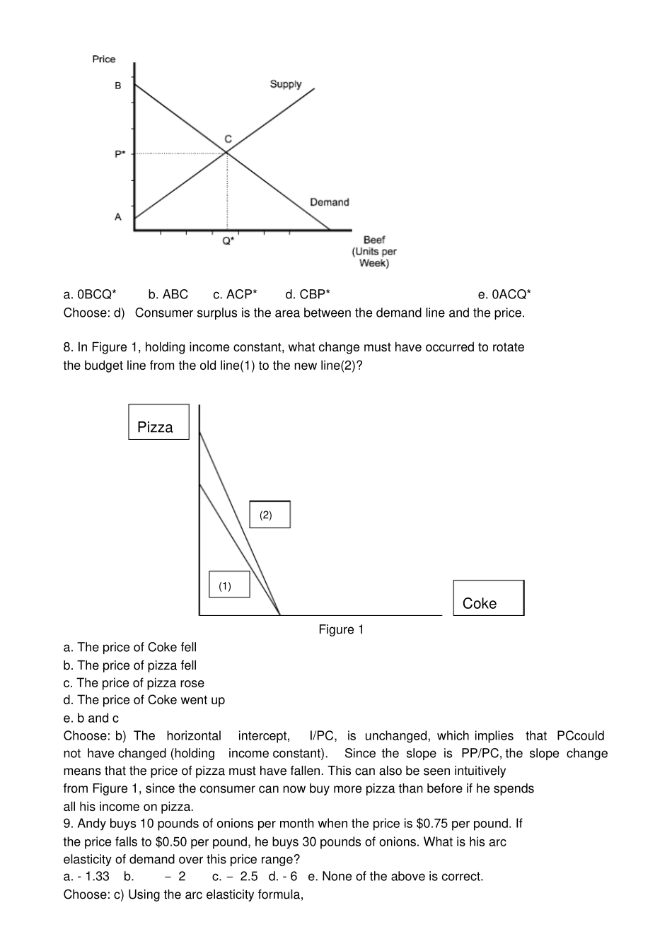 微观经济学试题英文版资料讲解_第3页