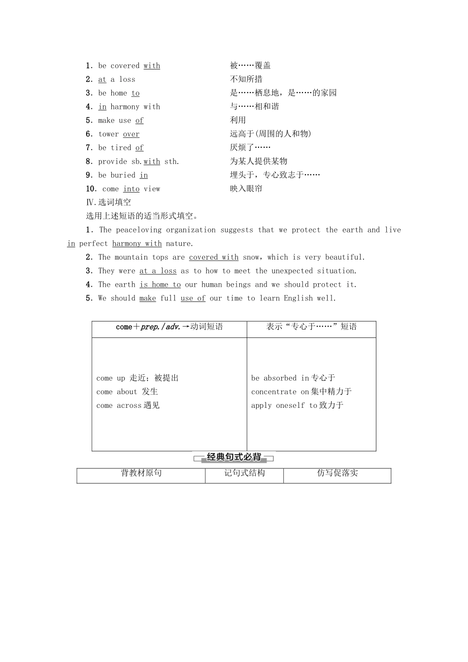 高中英语 Unit 2 Wish you were here Section Ⅵ Language points（Ⅲ）（Project）（教师用书）教案 牛津译林版必修2-牛津版高一必修2英语教案_第2页