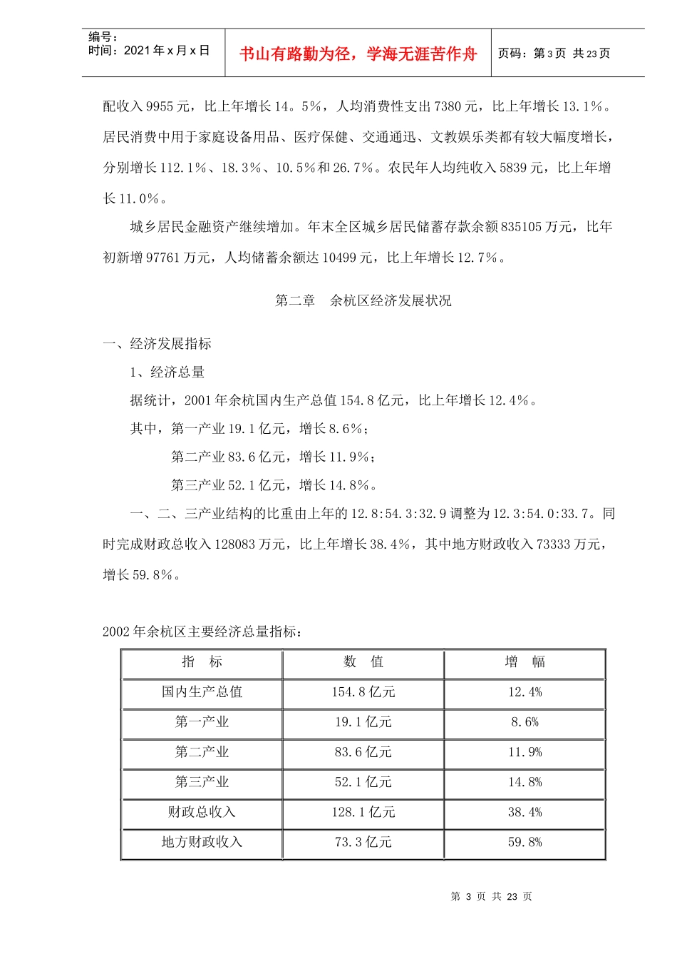 余杭房地产市场状况报告doc24(1)_第3页