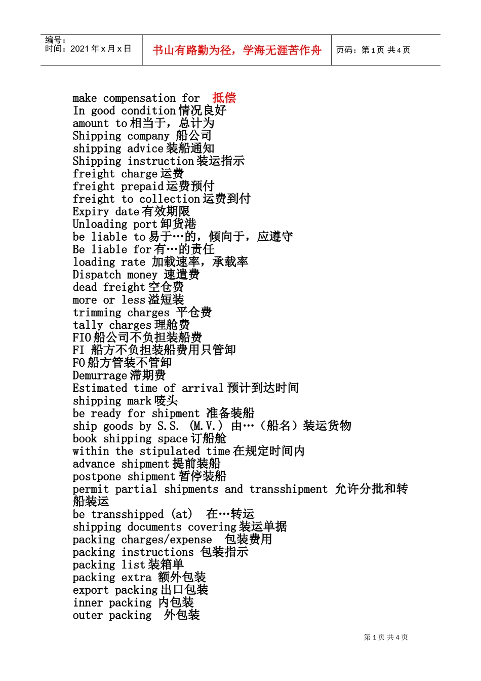 函电相关范本简介_第1页