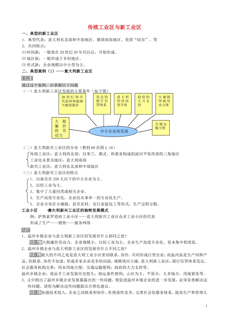 高中地理 4.3 传统工业区与新工业区第2课时 新人教版必修2_第1页