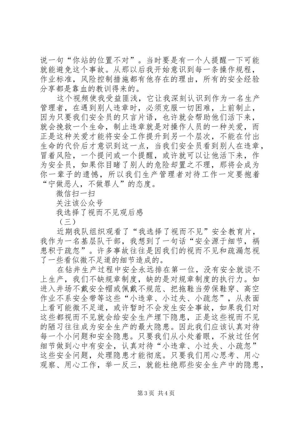 我选择了视而不见观后感 _第3页