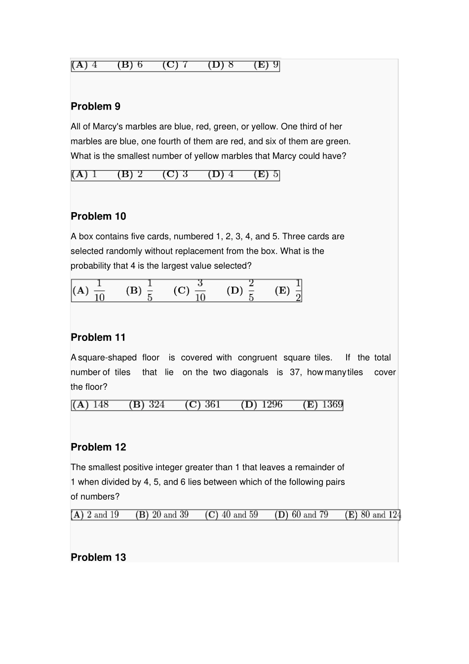 2017AMC8考题及答案_第3页