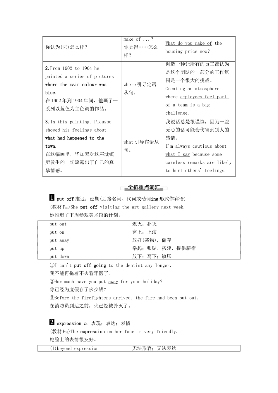 高中英语 Module 4 Fine Arts Western Chinese and Pop Arts Section Ⅳ Using Language教案（含解析）外研版必修2-外研版高一必修2英语教案_第3页