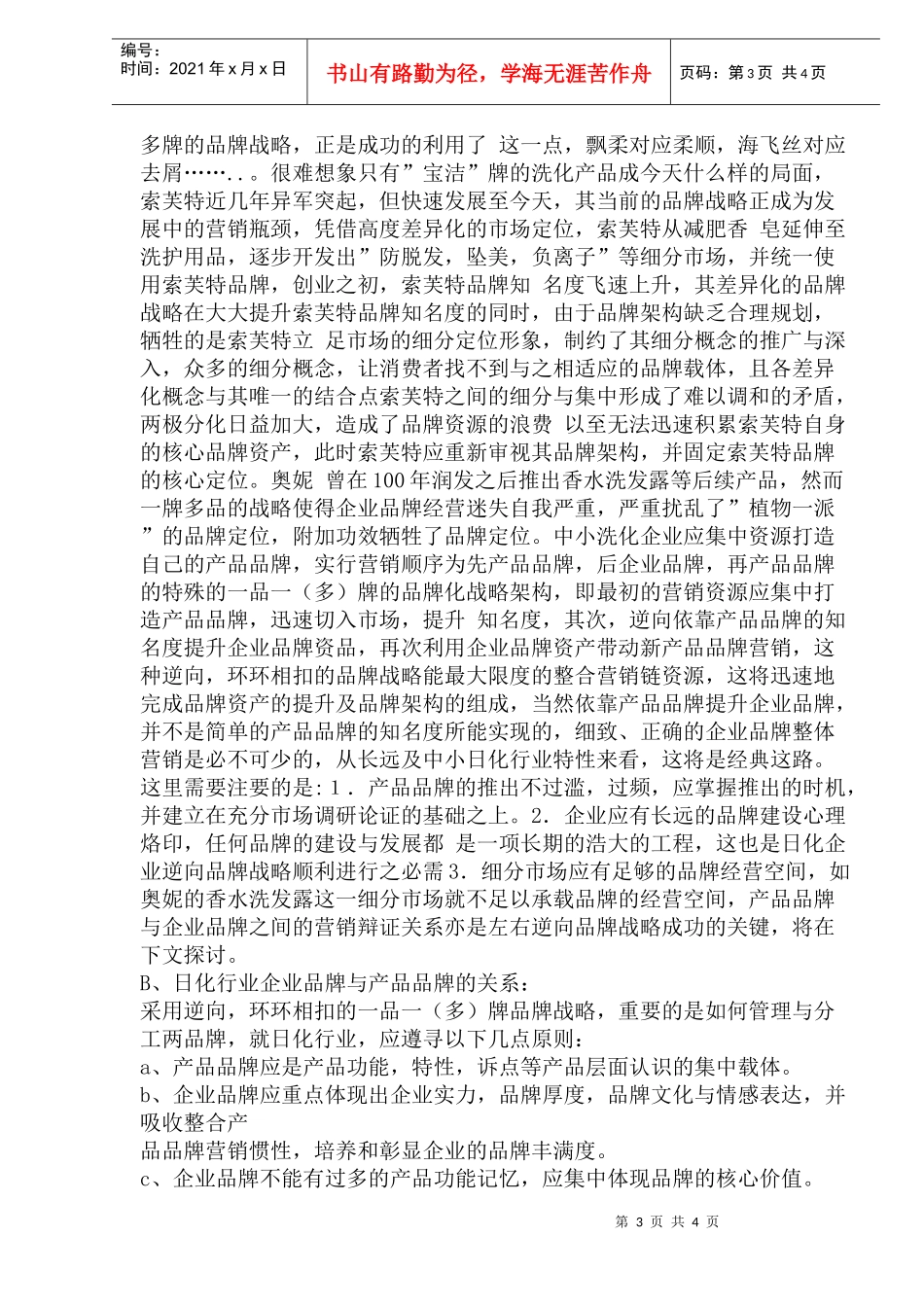 中小日化企业品牌突围攻略(1)_第3页