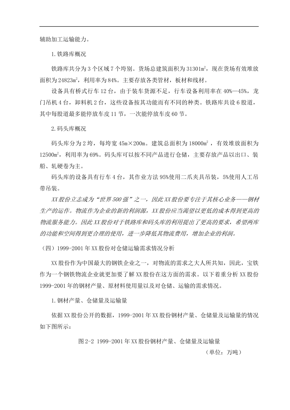 XX钢集团内部仓储与运输需求分析(doc16)(1)_第3页