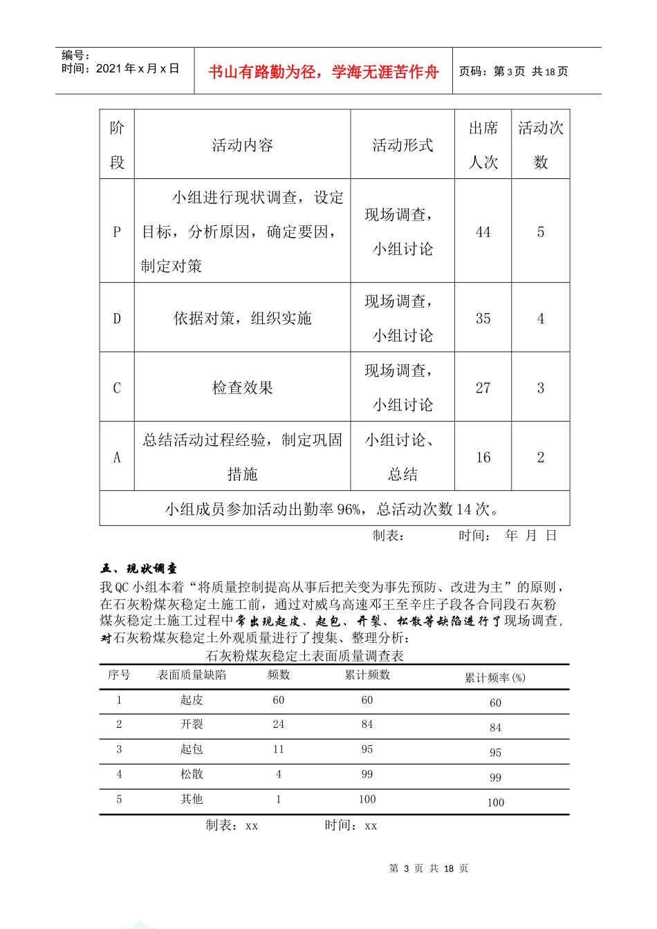 减少石灰粉煤灰稳定土底基层起皮缺陷 提高石灰粉煤灰稳定土底基层整体_第3页