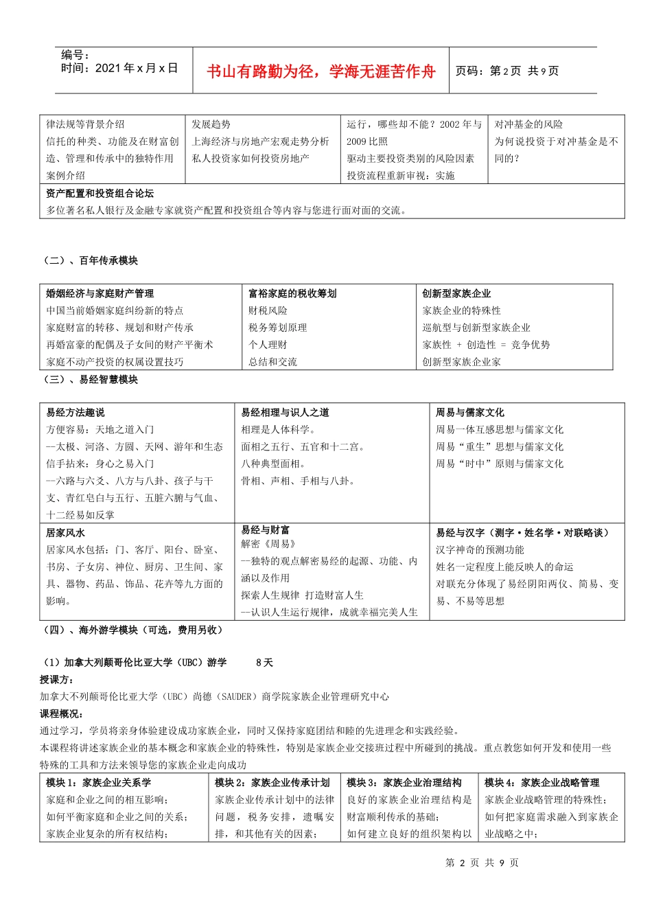 上海交通大学《企业家百年财富管理课程》_第2页