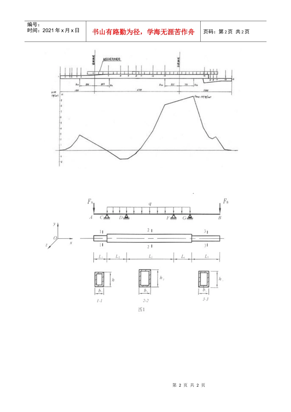 HZ140TR2后置旅游车底盘车架的静力分析及强度_第2页