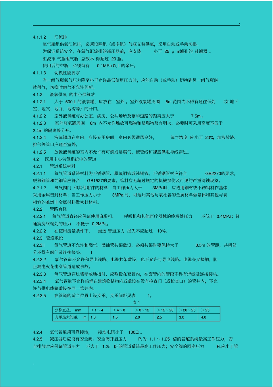 医用供氧技术条件YY／T0187_第2页