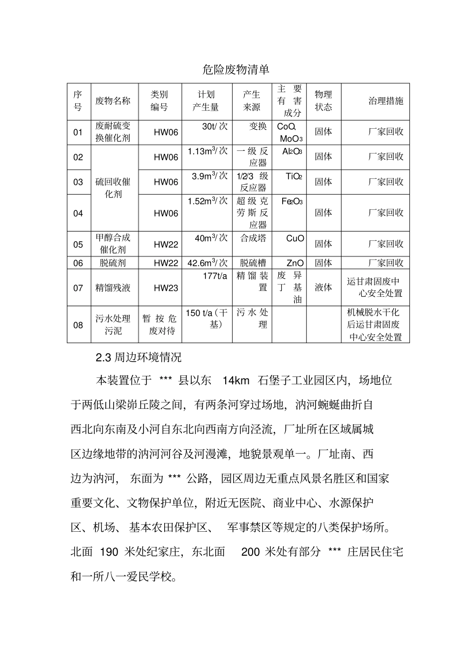 危险废物环境应急预案_第3页