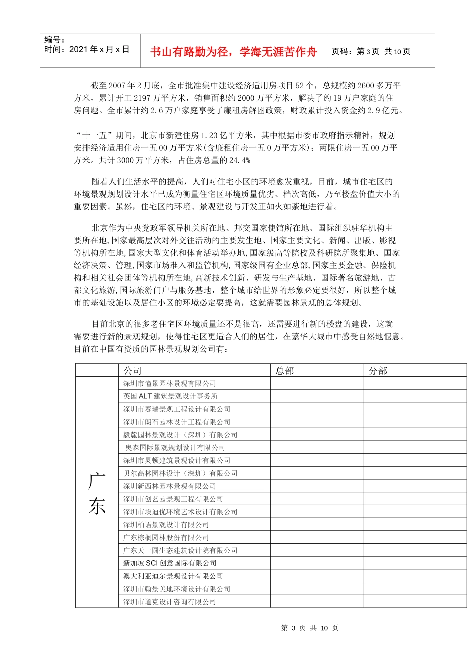 北京住宅区景观规划调查及其对策_第3页