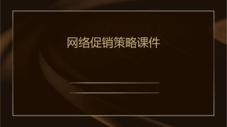 网络促销策略课件