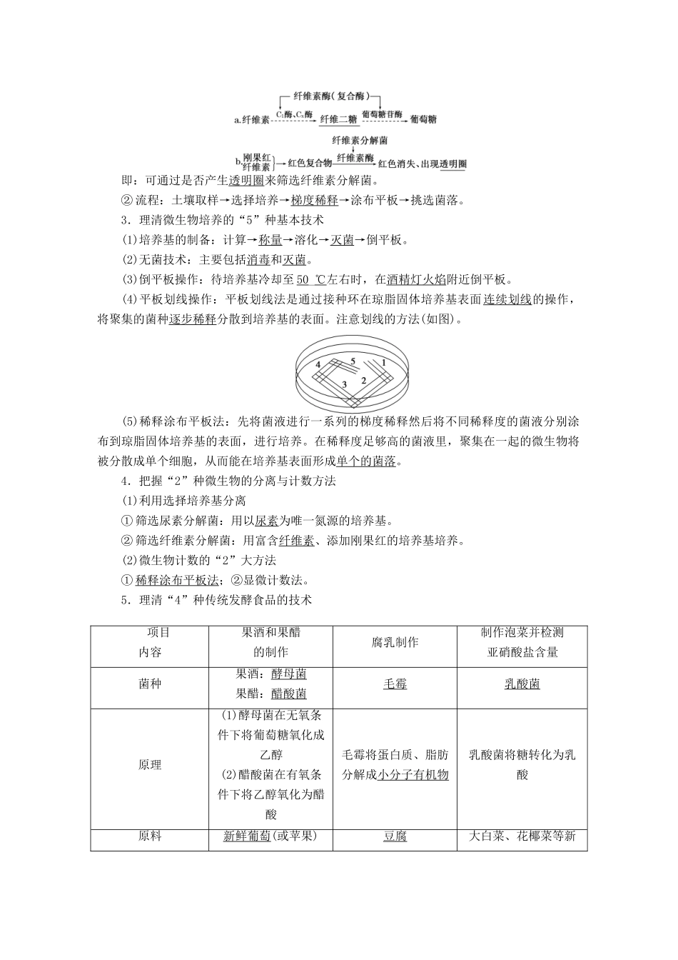 高考生物二轮复习 8 生物技术实践讲义-人教版高三全册生物教案_第3页