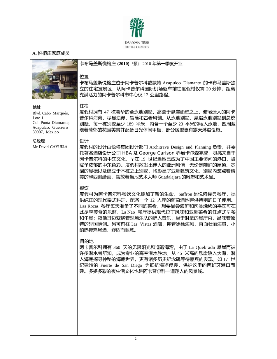 BanyanTree悦榕庄奢华酒店品牌研究_第2页