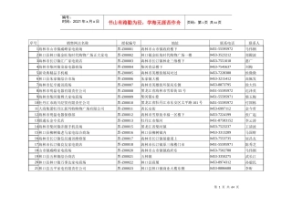 全省家电下乡明细