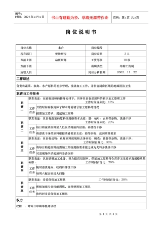 aiv_1206_x国际大酒店餐饮部岗位说明书-水台(doc)