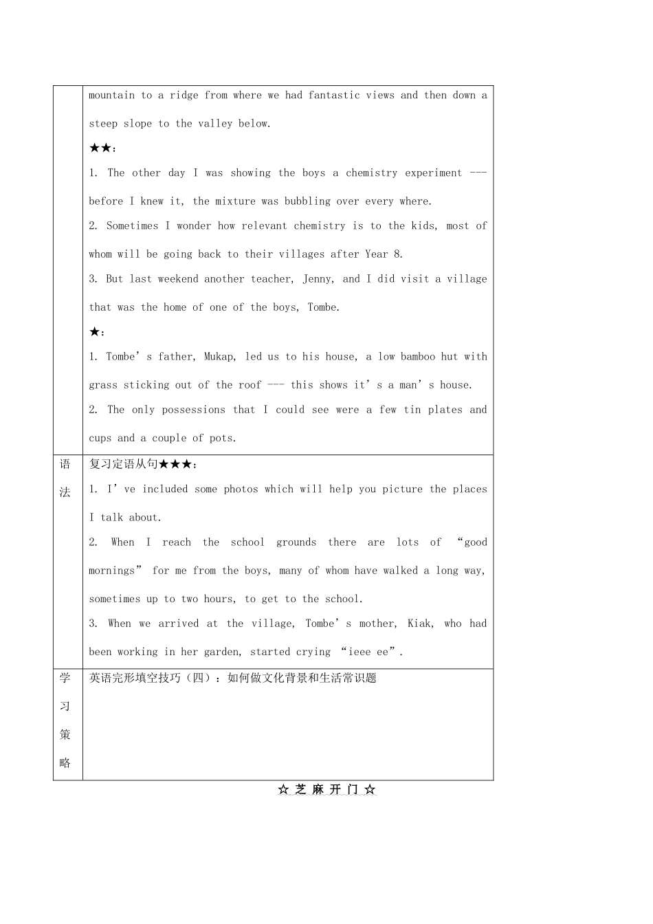 高中英语 Unit 4 Sharing同步详解 新人教版选修7-新人教版高三选修7英语教案_第2页