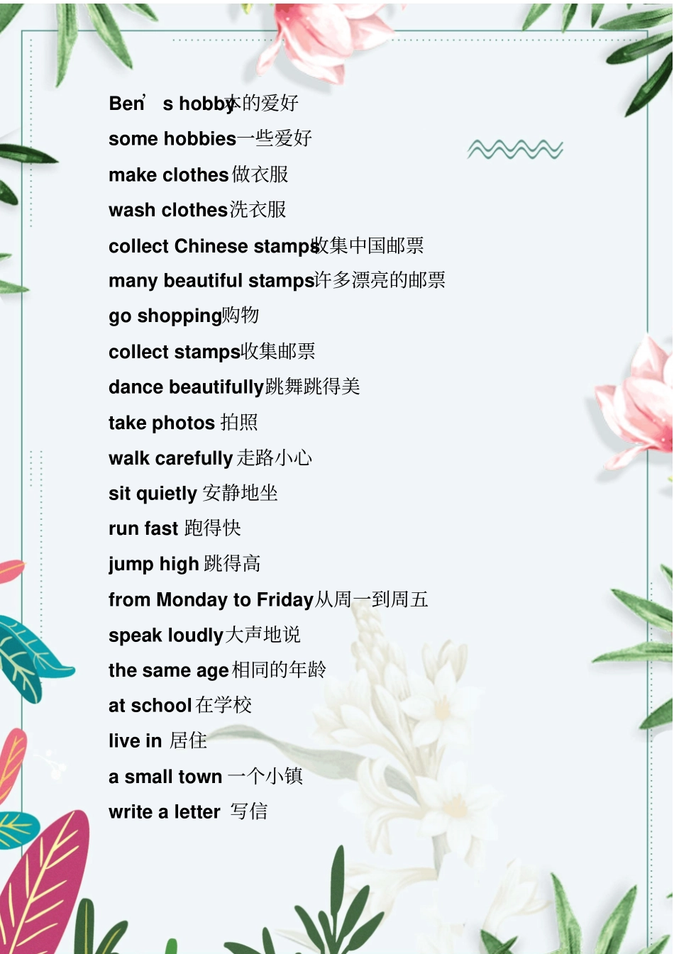 小学英语核心高频词组汇总+句型转换汇总_第3页