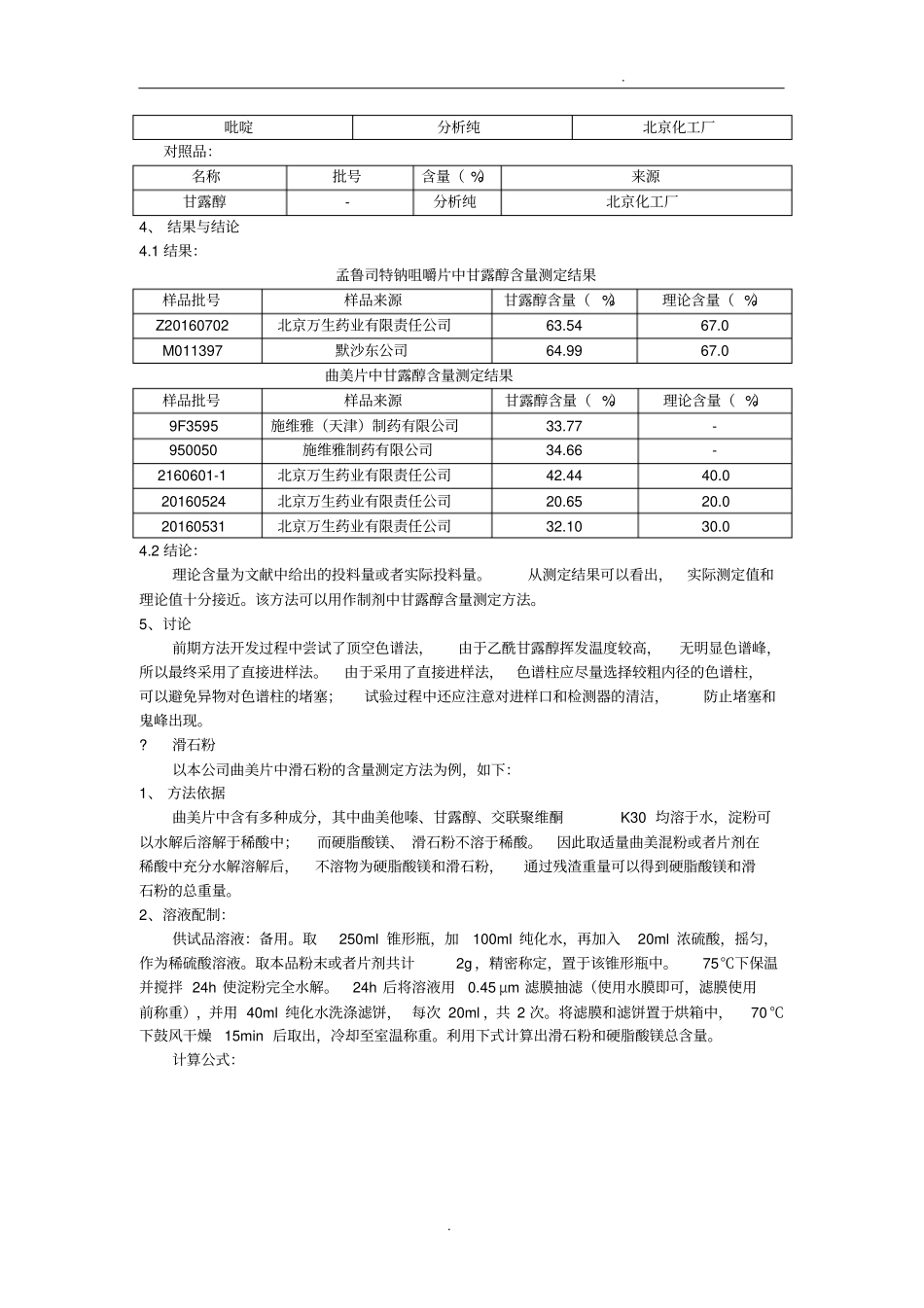 制剂中几种特殊辅料的含量测定方法_第2页