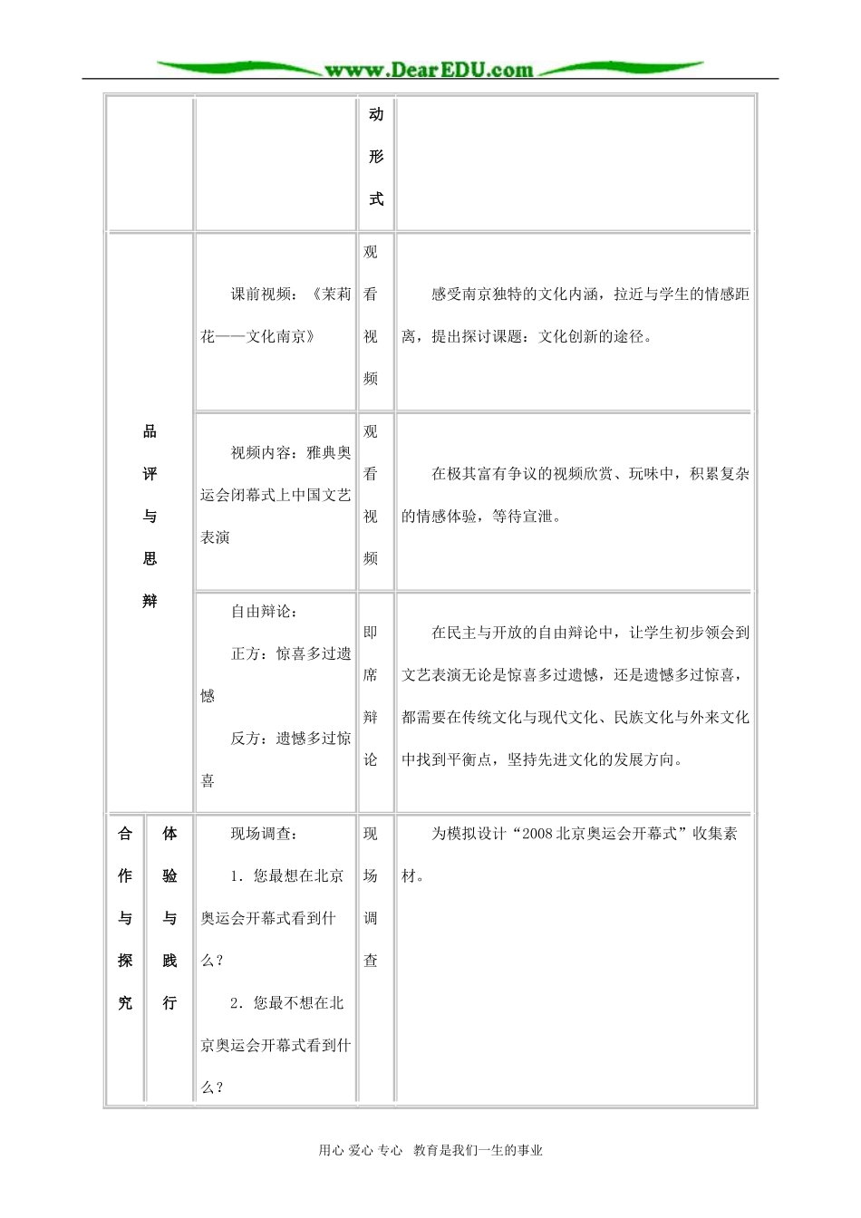 高二政治文化创新的途径教学设计_第3页
