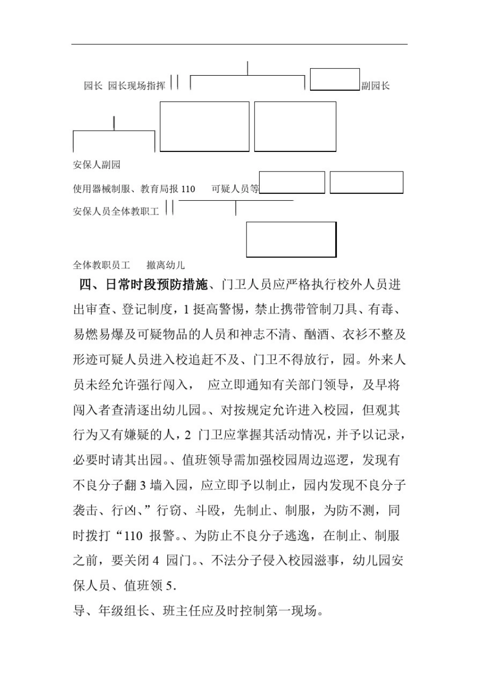 幼儿园校门口安全突发事件应急预案_第2页
