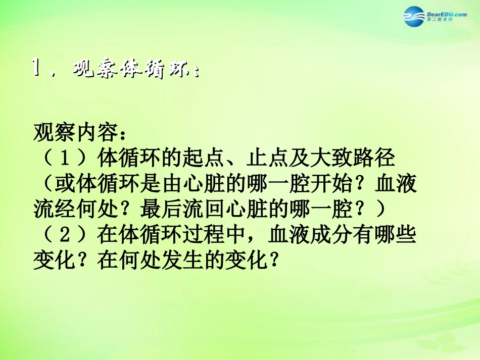 七年级生物下册 3.3.3 物质运输的途径课件 （新版）济南版_第3页