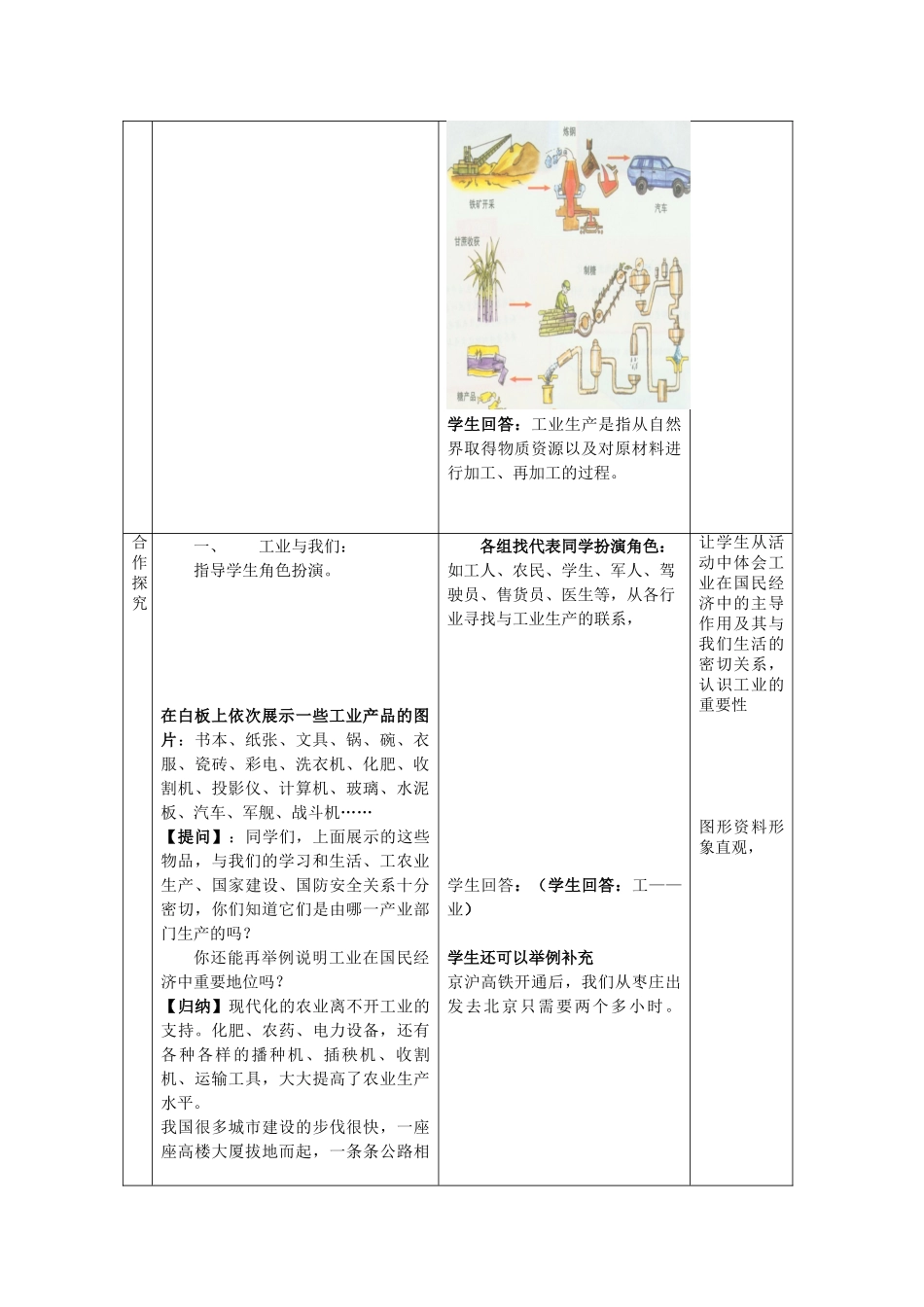 山东省滕州市滕西中学八年级地理上册 4.2 持续协调发展工业（第1课时）教案 （新版）商务星球版_第2页