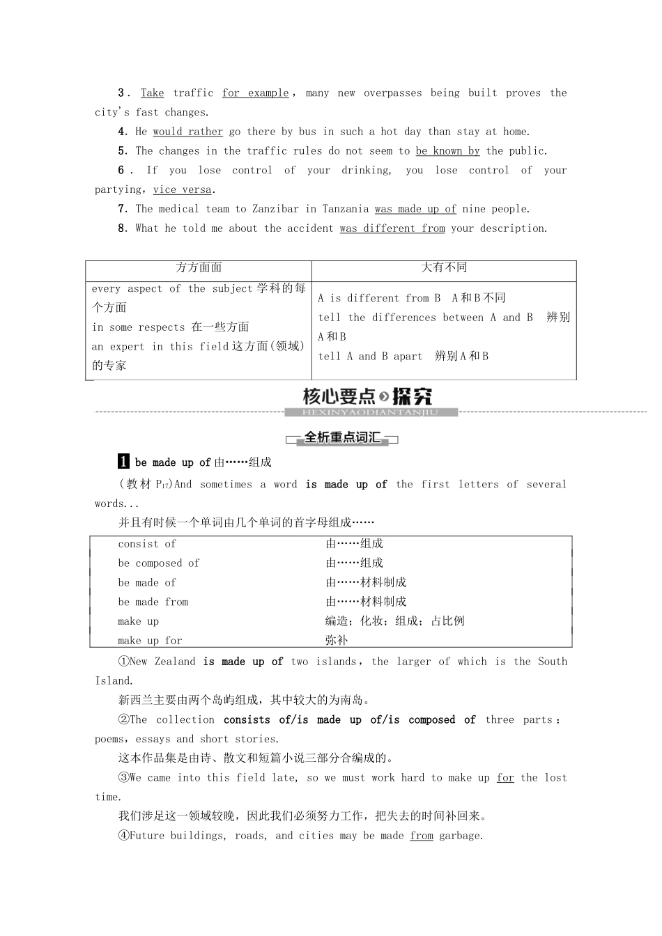 高中英语 Unit 2 Exploring English Section Ⅲ Using Language教案（含解析）外研版必修1-外研版高一必修1英语教案_第2页