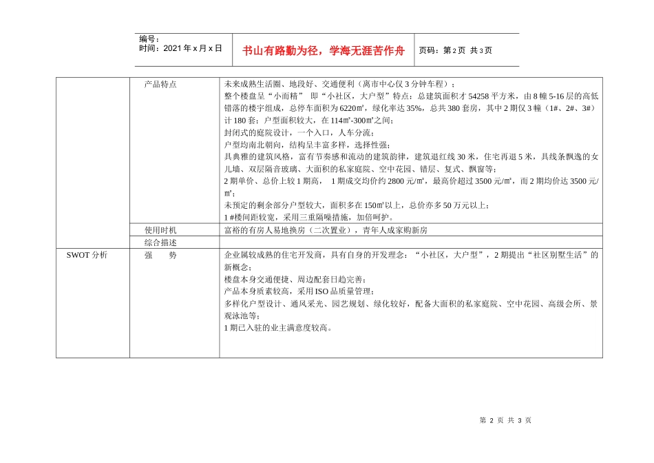 【房地产】战略底稿-永升城市花园_第2页