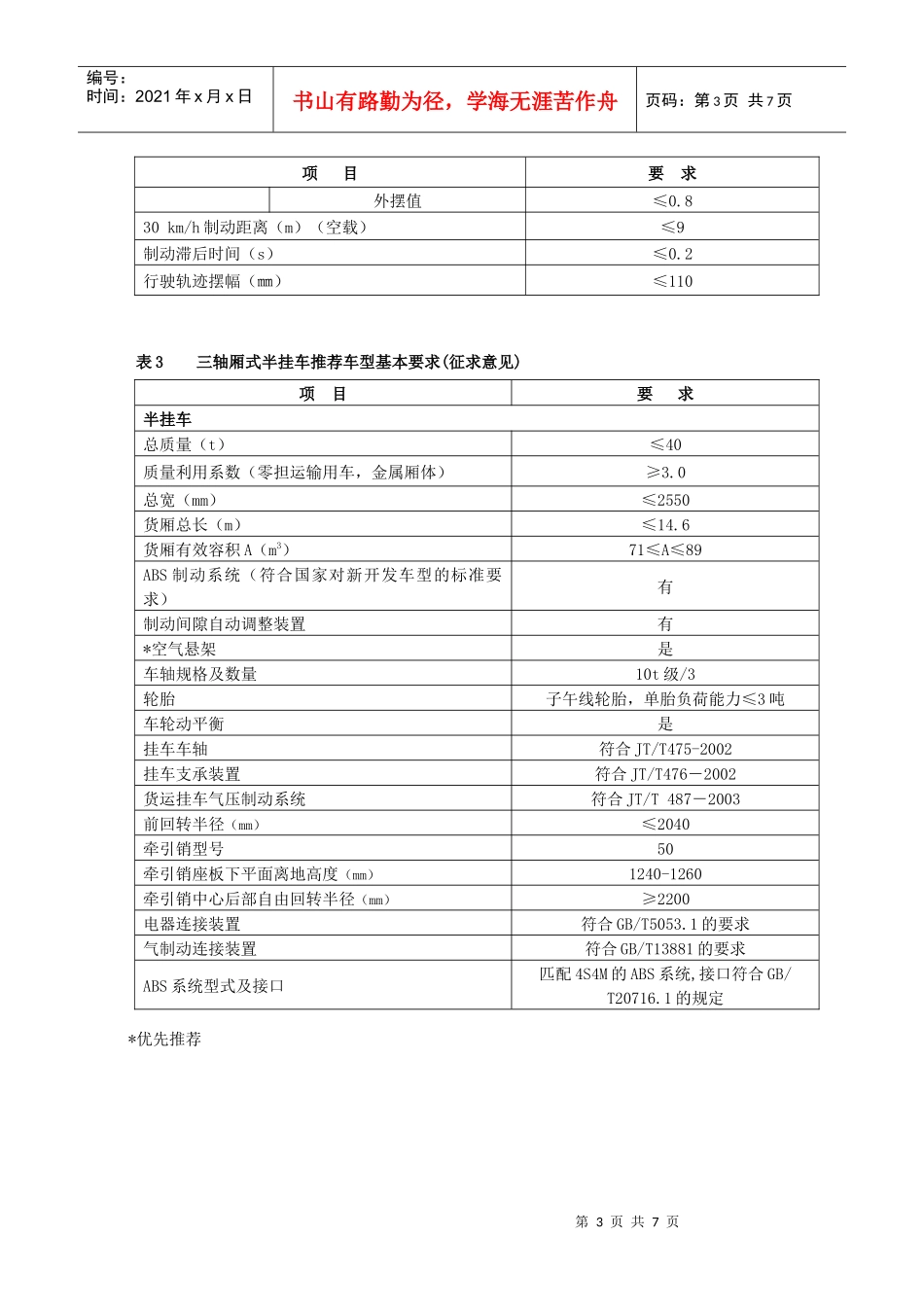为加快道路货运车辆结构调整和技术进步，促进道路运输装备的现代_第3页