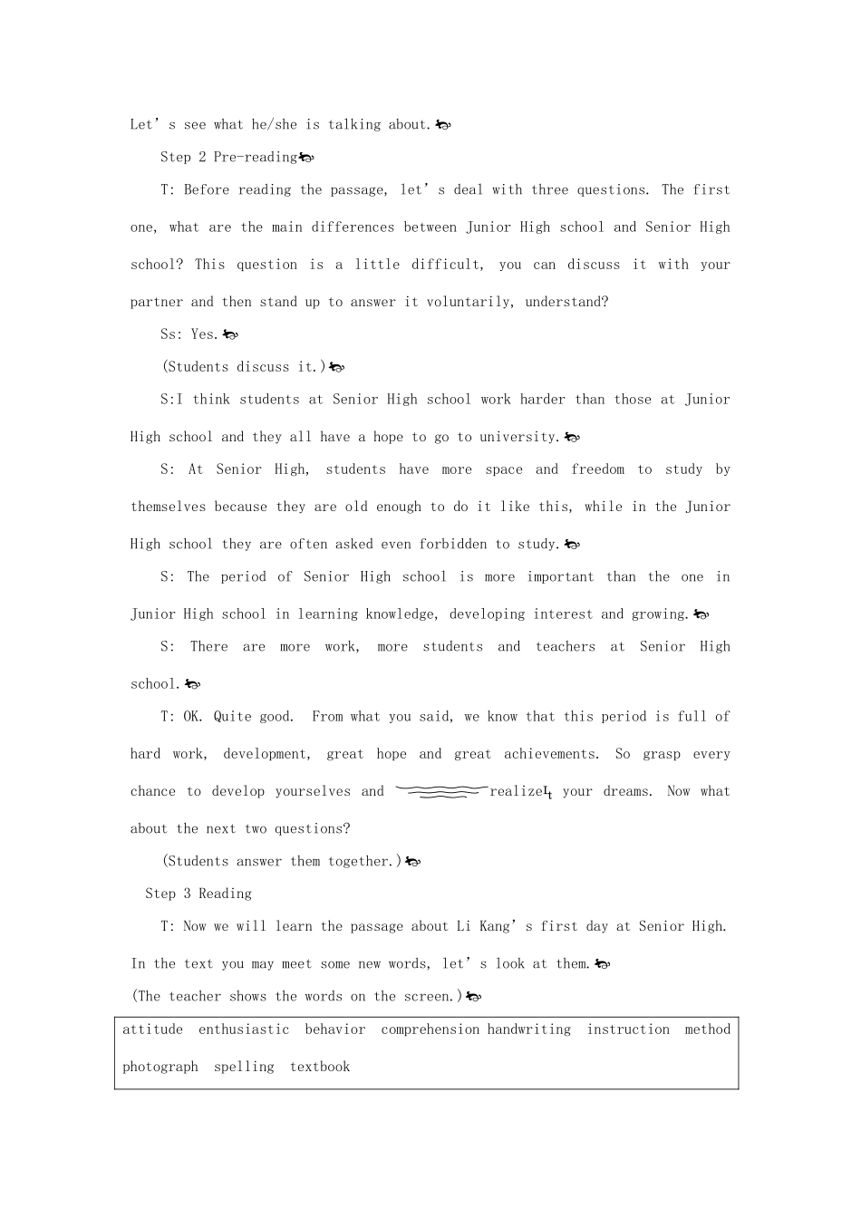 高中英语 Module 1 2nd period教案 外研版必修1_第2页