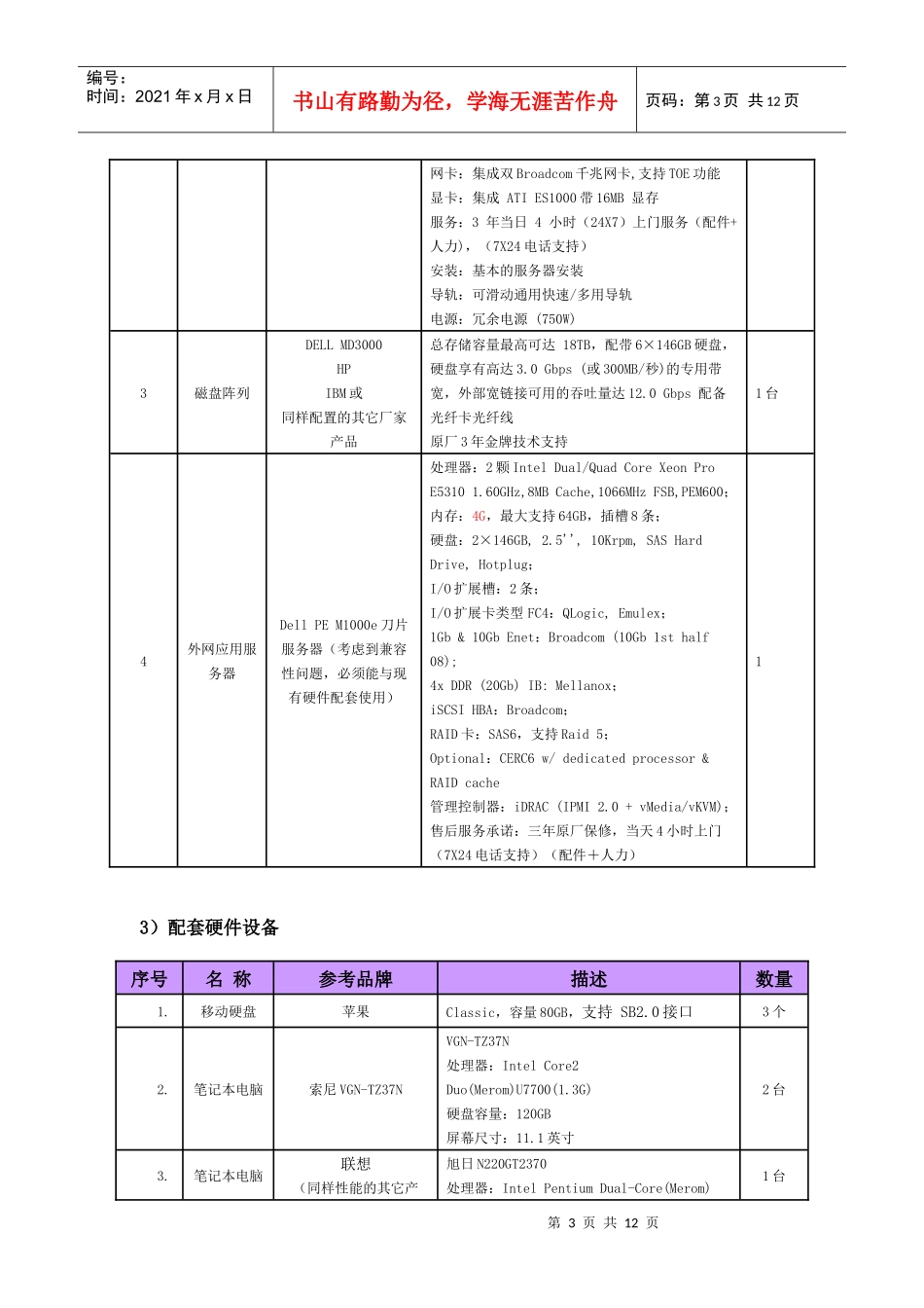 佛山市投诉处理电子监察系统配套硬件采购项目_第3页