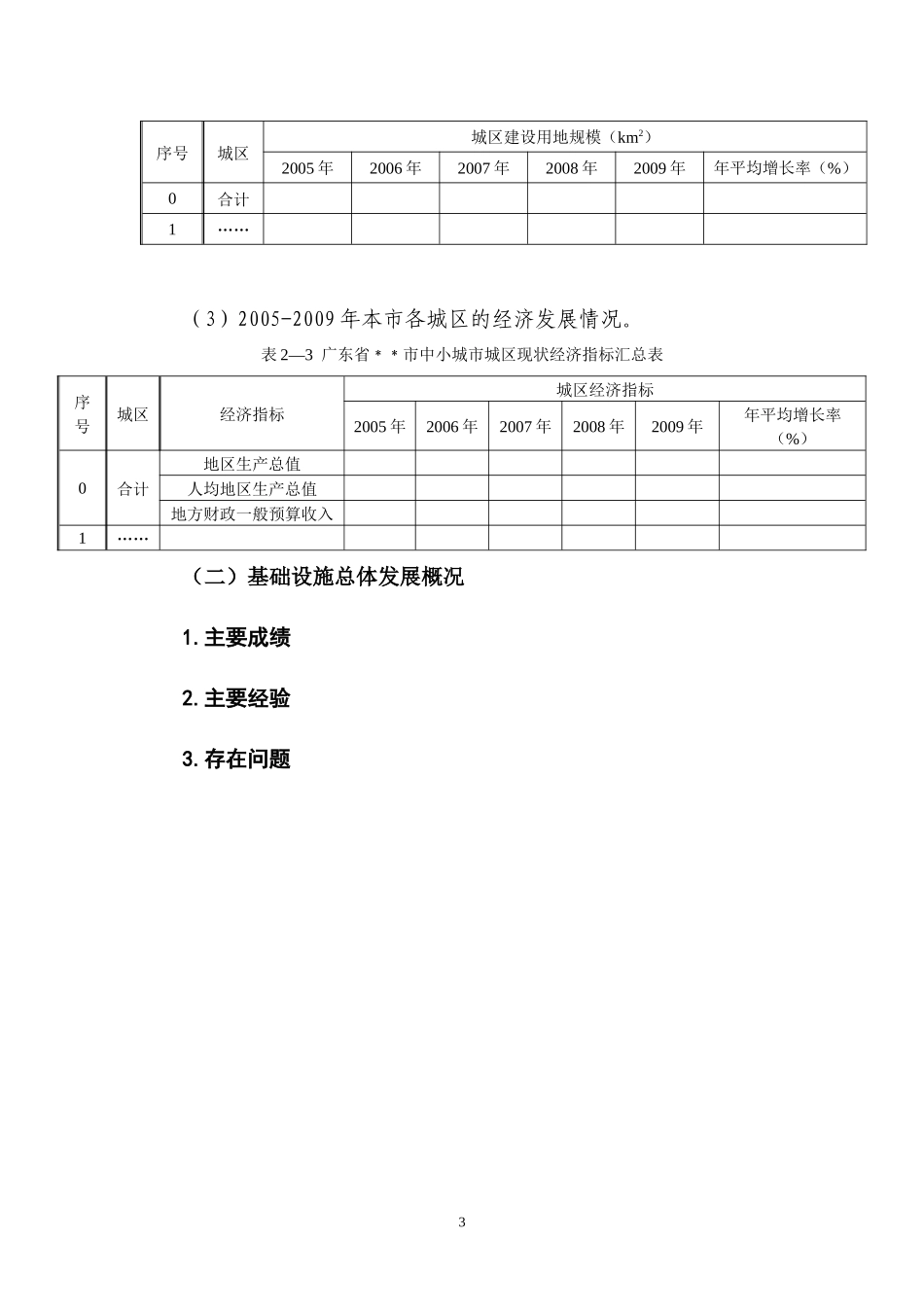 〈广东省中小城市基础设施完善“十二五”规划（XXXX-201_第3页