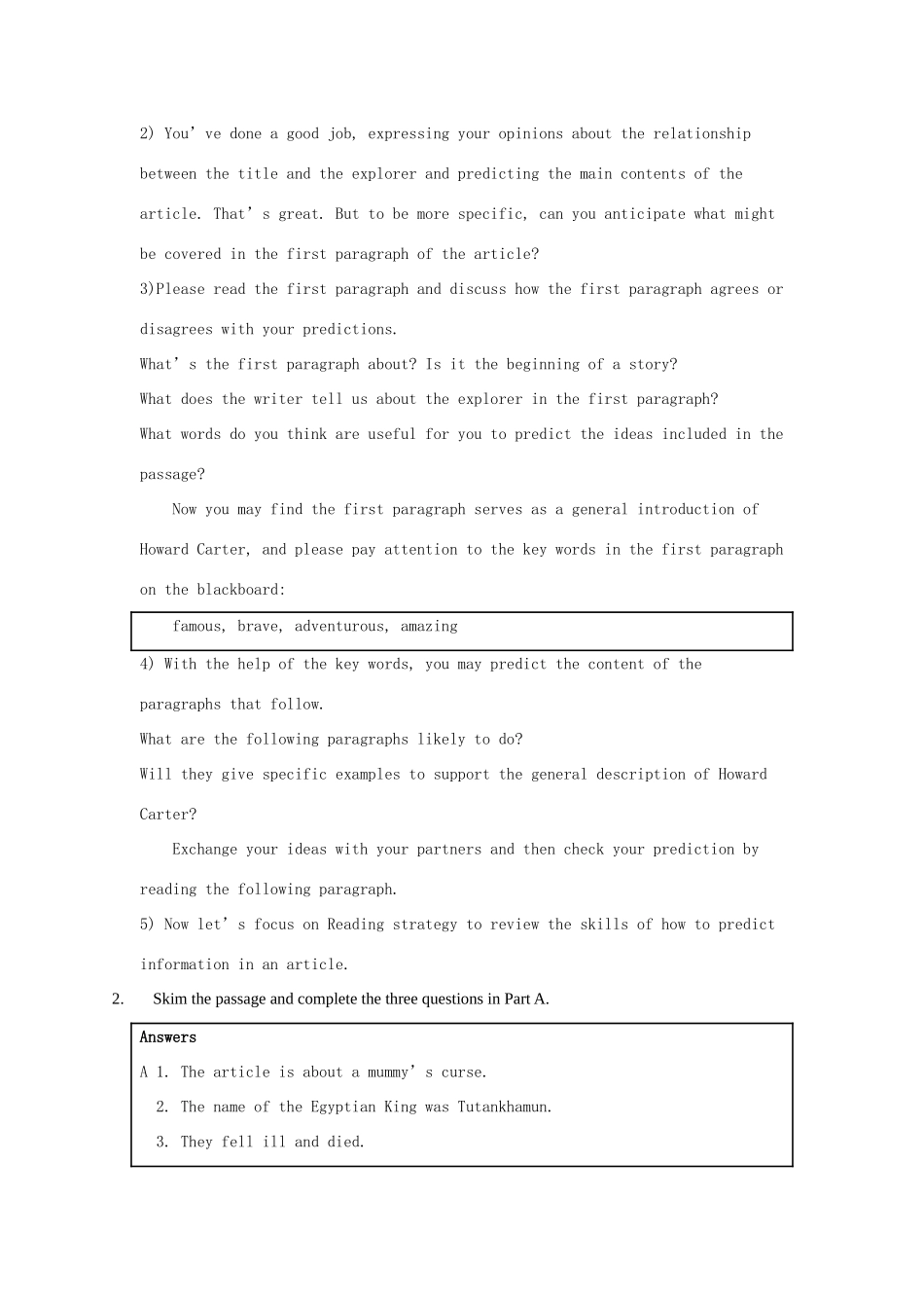 高中英语 Unit 3《Amazing People-Reading》教案4 牛津译林版必修2_第2页