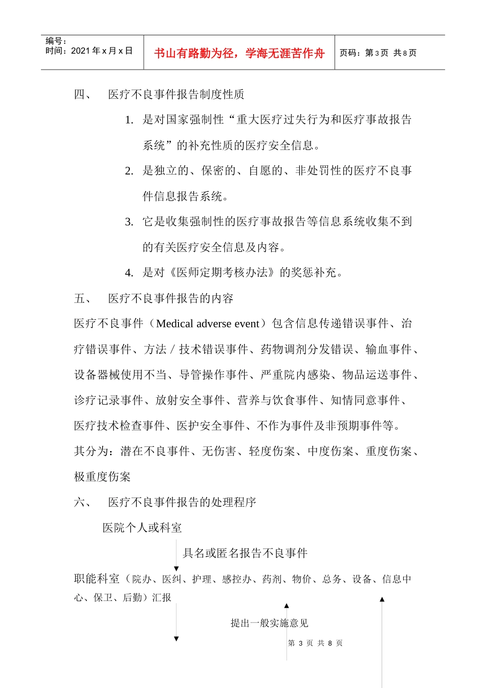 医疗安全(不良)事件主动报告制度_第3页