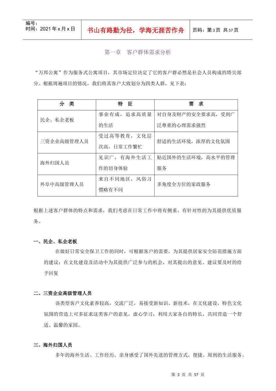 世邦IMC万邦中心公寓物业管理草案_第3页