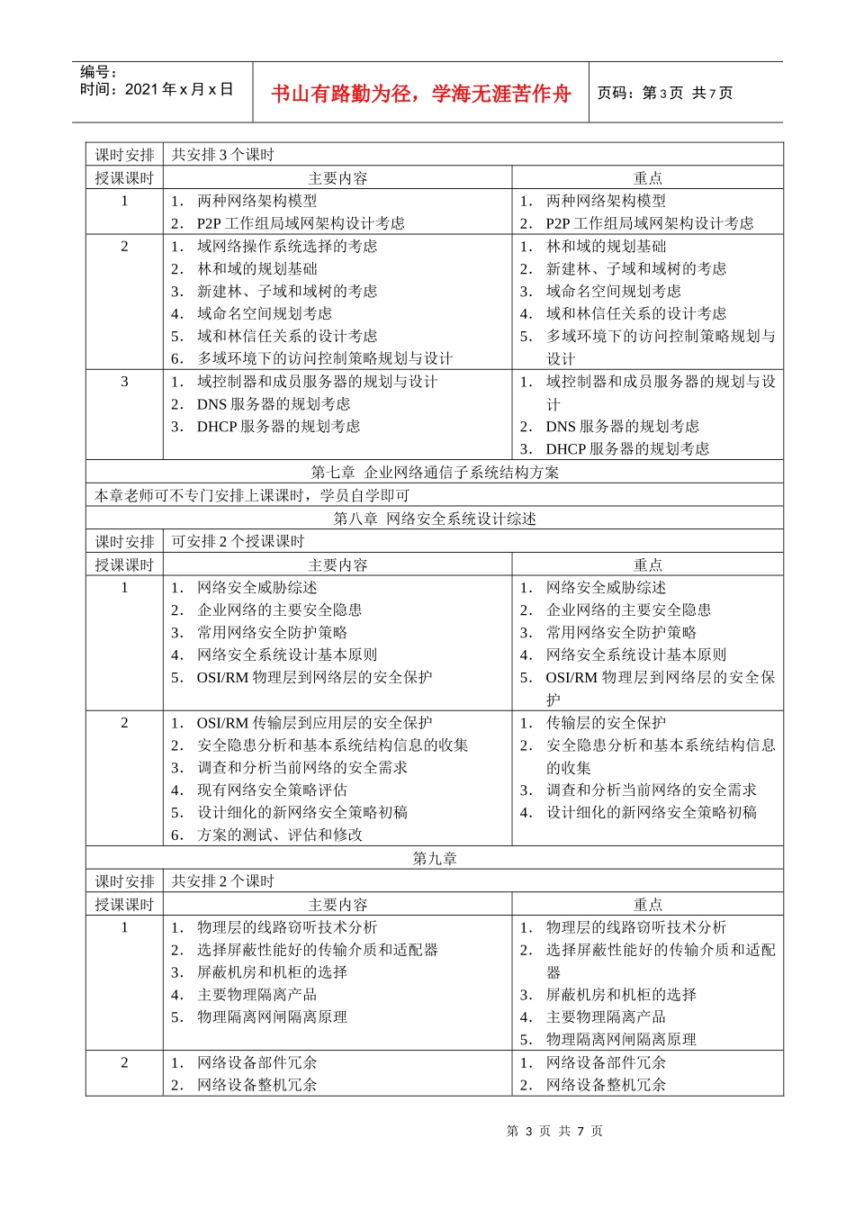 中级—网络工程方案规划与设计_第3页