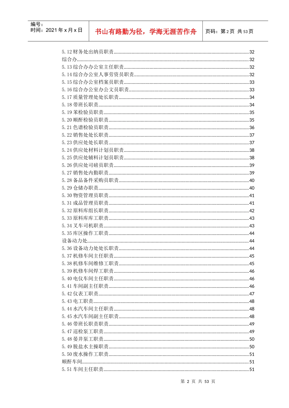 化工安全职责完全版印刷培训资料_第2页