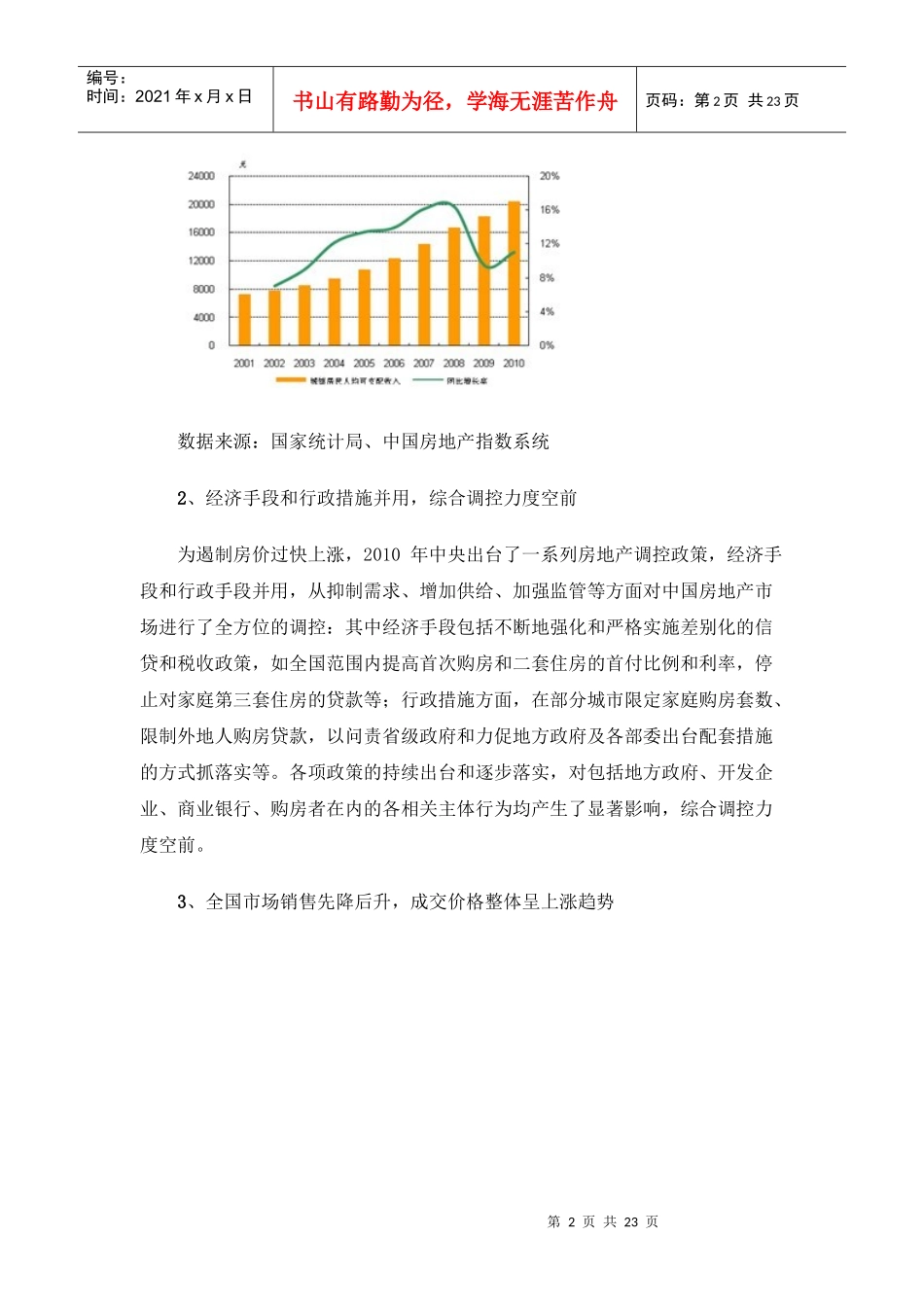 XXXX年武汉房地产市场回顾及XXXX年房地产市场展望_第2页