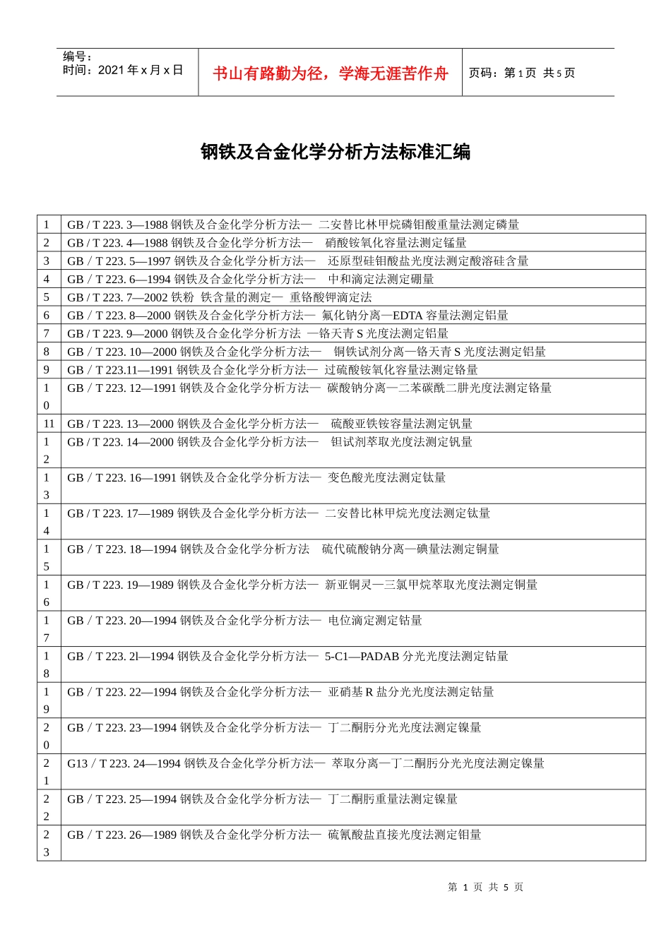 GB1467一78冶金产品化学分析方法标准的总则及一般规_第1页
