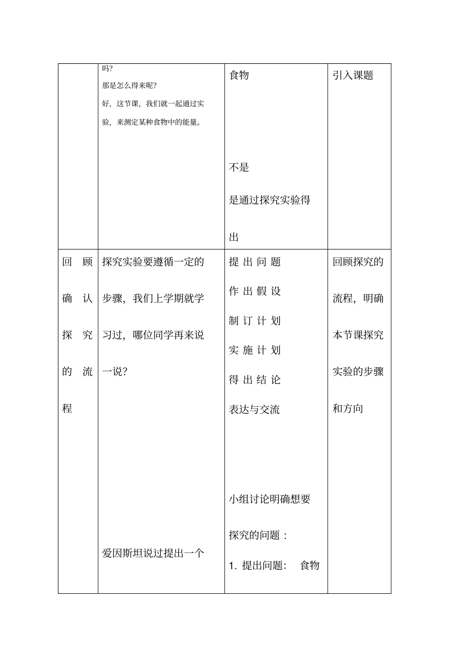 初中生物《测定某种食物中的能量》优质课教案、教学设计_第2页