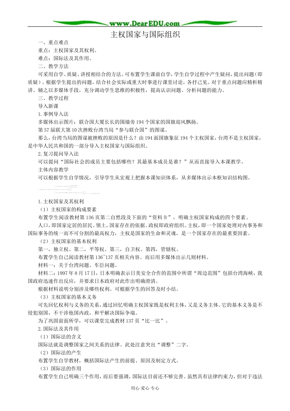 高三政治主权国家与国际组织_第1页
