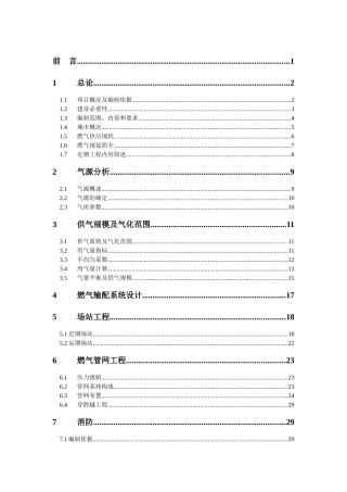 临高燃气公司可研报告